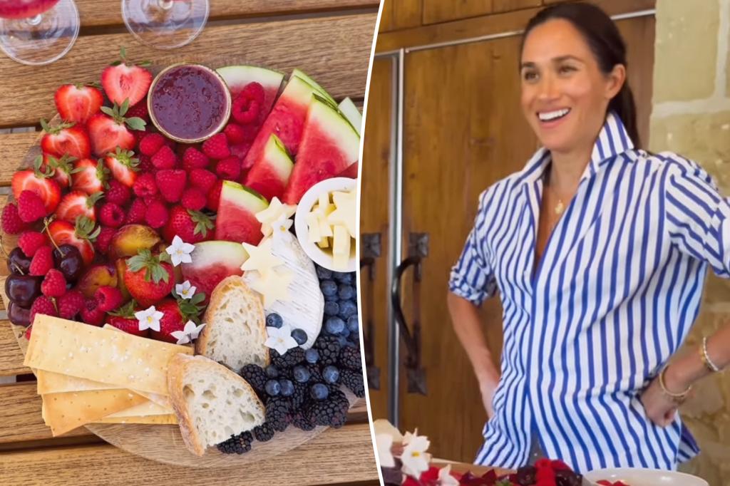 Meghan Markle celebrates Fourth of July with berry board