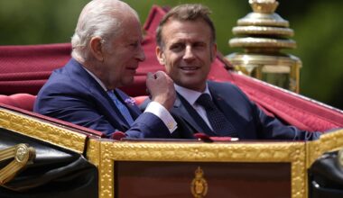Macron's state visit to the UK overshadowed by Trump's tariff threat