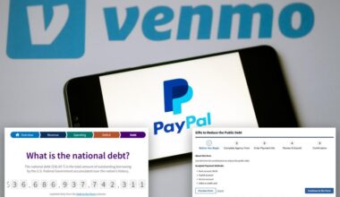 Venmo, PayPal users can help US government pay down $36.7T debt