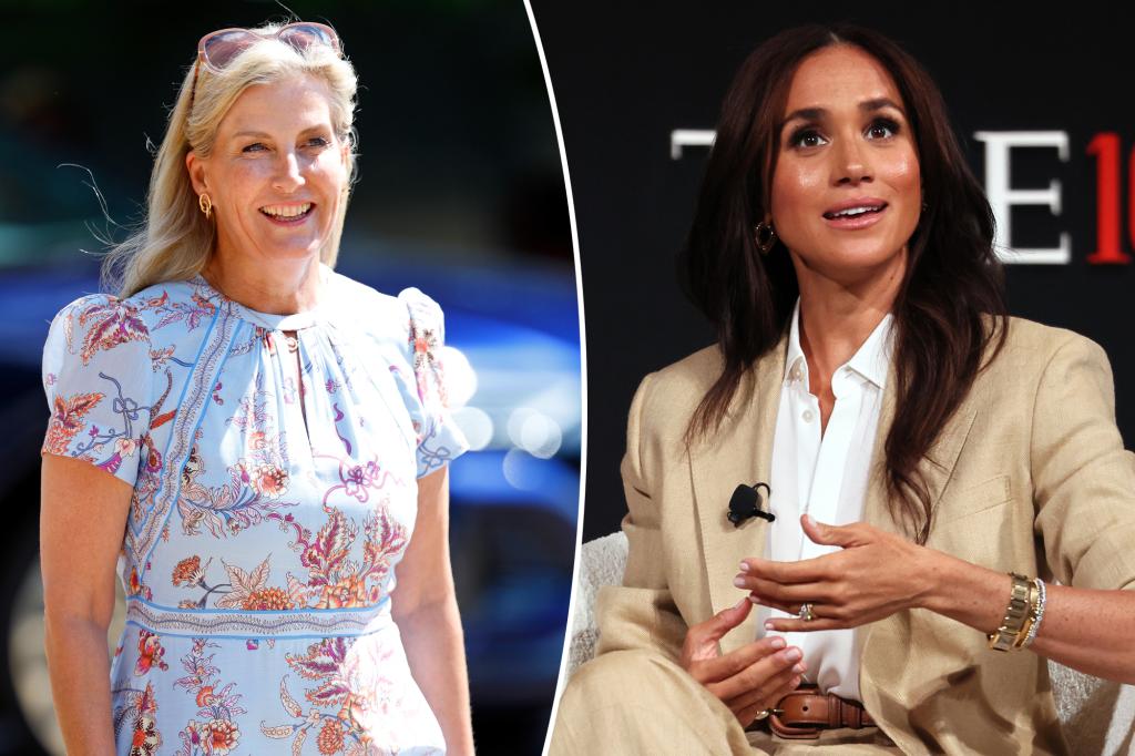 Sophie, Duchess of Edinburgh, 'relieved' she doesn't have to curtsy to Meghan Markle