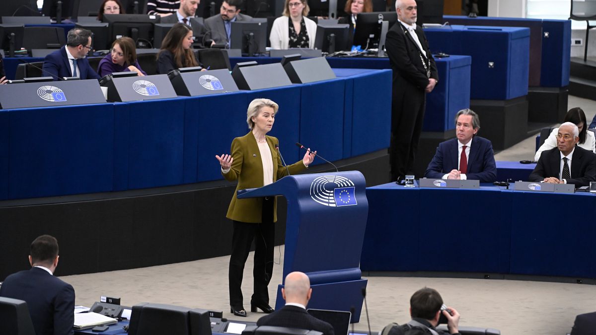 Live - Von der Leyen's EU Commission faces judgement in Strasbourg Parliament