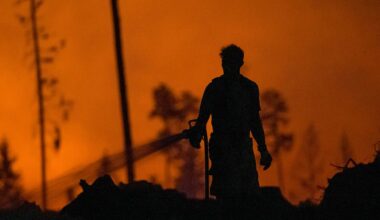 Wildfires in eastern Germany injure two firefighters and force villages to evacuate