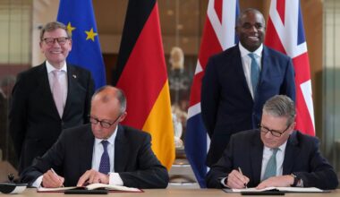 Germany's Merz and UK's Starmer sign 'first of its kind' defence and migration treaty