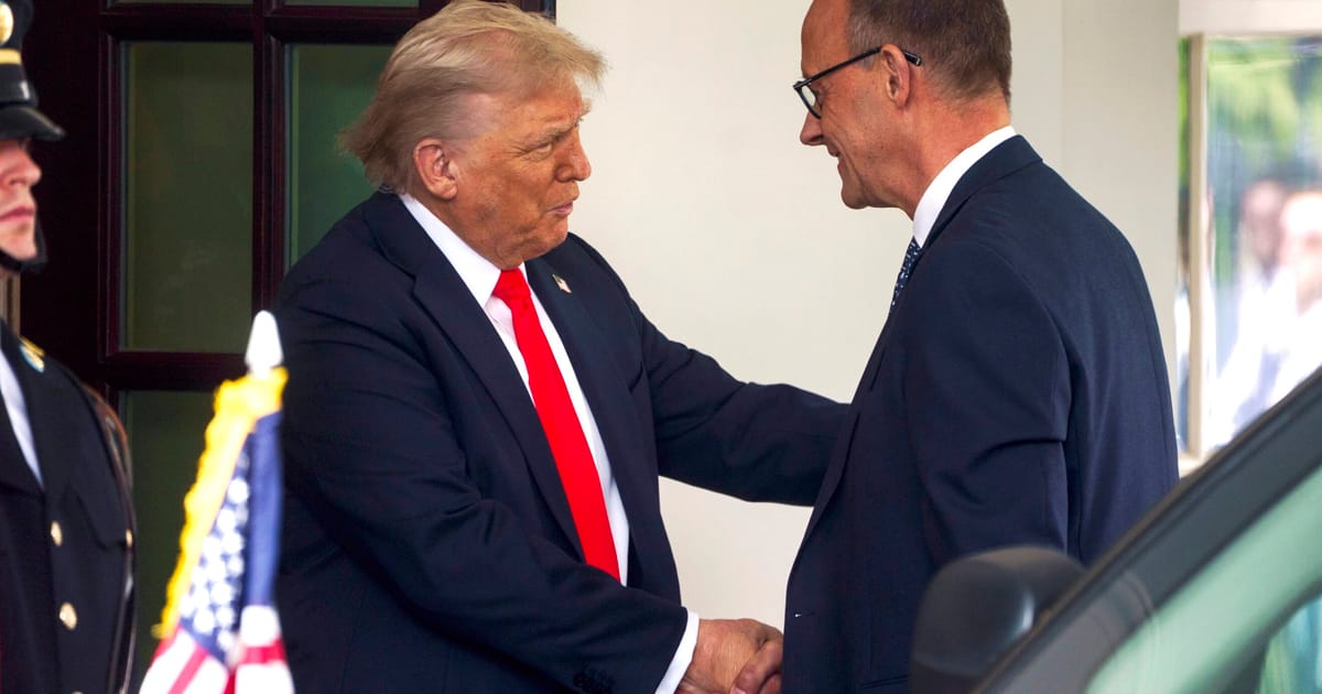 Merz tells Trump to stick with Europeans on Ukraine – POLITICO