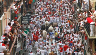 Pamplona’s iconic bull run opens in Spain | Arts and Culture News