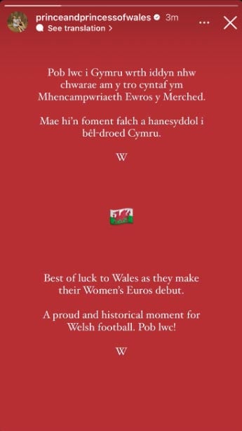 Prince William shares emotional message for Wales on major milestone