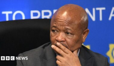 South Africa's Police Minister Senzo Mchunu. Photo: 13 June 2025