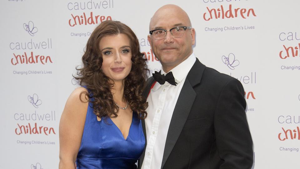 Gregg Wallace and his wife at the Caudwell Children Butterfly Ball in London