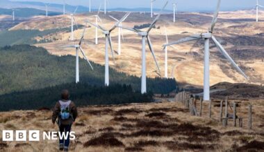 Locations chosen for three Welsh government-backed wind farms