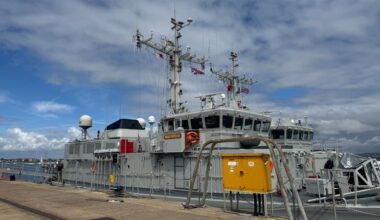 Ukrainian minehunters training in Britain for operations in the Black Sea