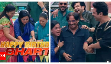 Laughter Chefs 2: Bharti Singh's mom joins daughter's birthday celebrations: Krushna Abhishek jokes 'Bharti tumhare sasur ko dekh mujhe laga Houseful 5 ka Ranjeet aaya hua hai' |