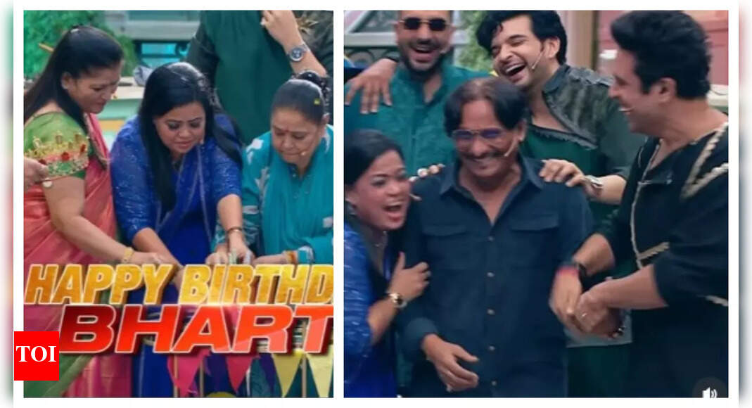 Laughter Chefs 2: Bharti Singh's mom joins daughter's birthday celebrations: Krushna Abhishek jokes 'Bharti tumhare sasur ko dekh mujhe laga Houseful 5 ka Ranjeet aaya hua hai' |