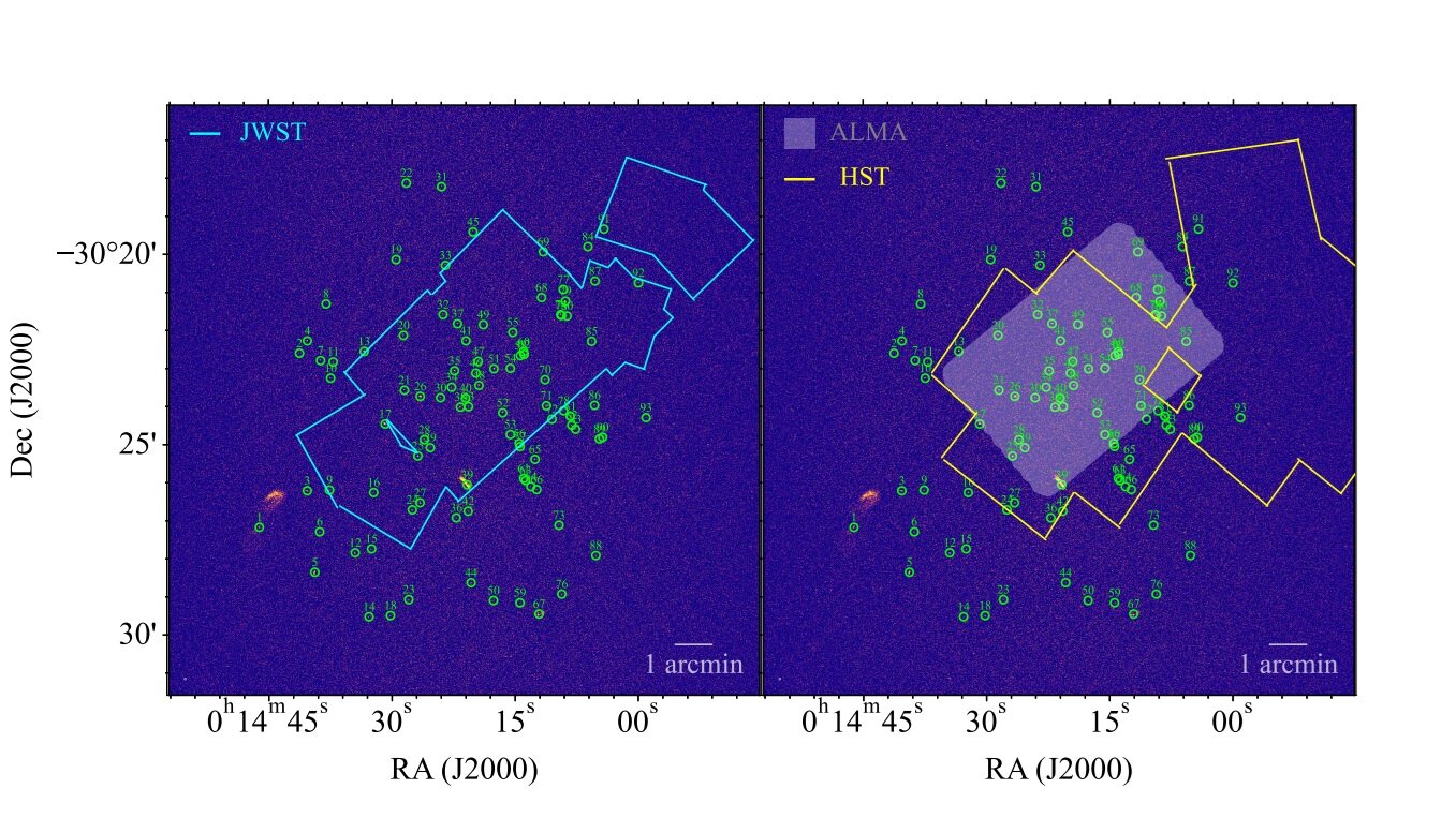 Radio observations shed more light on the properties of Pandora's Cluster