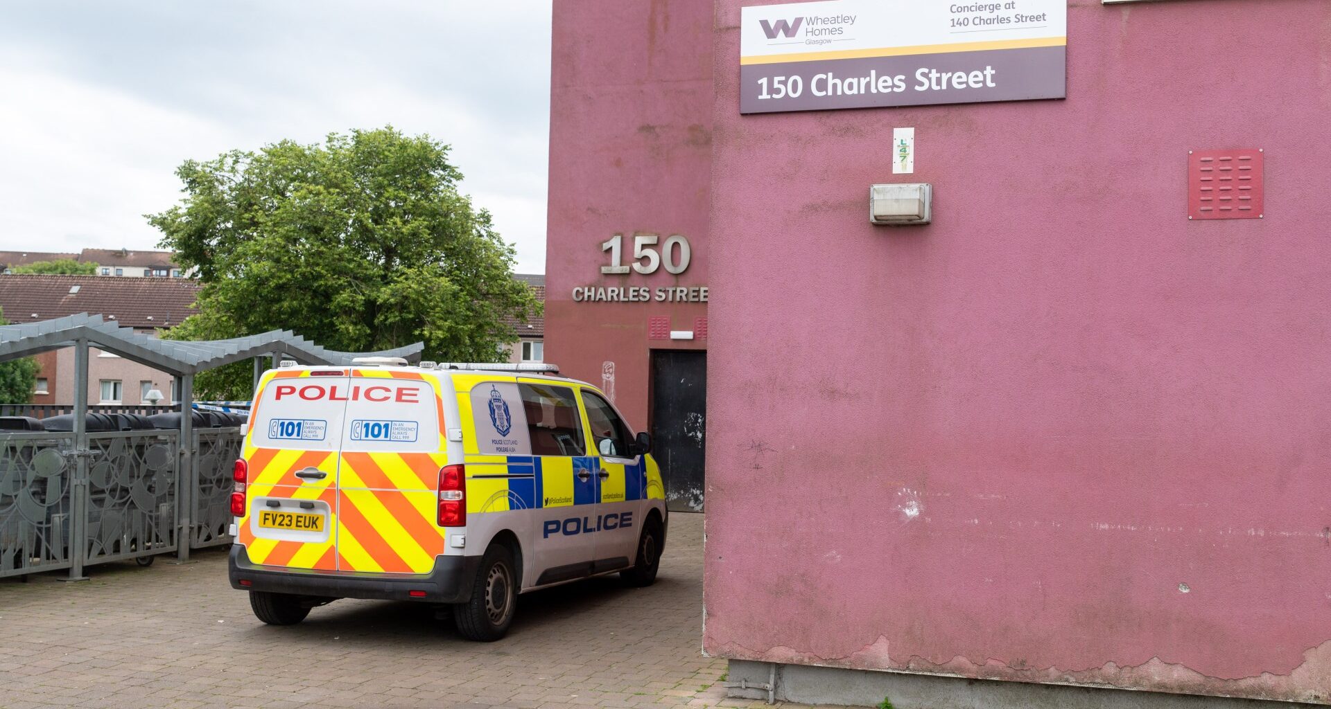 Woman arrested in connection with death at Glasgow high-rise flat