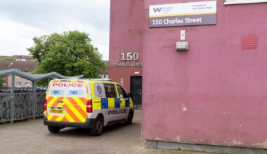 Woman arrested in connection with death at Glasgow high-rise flat