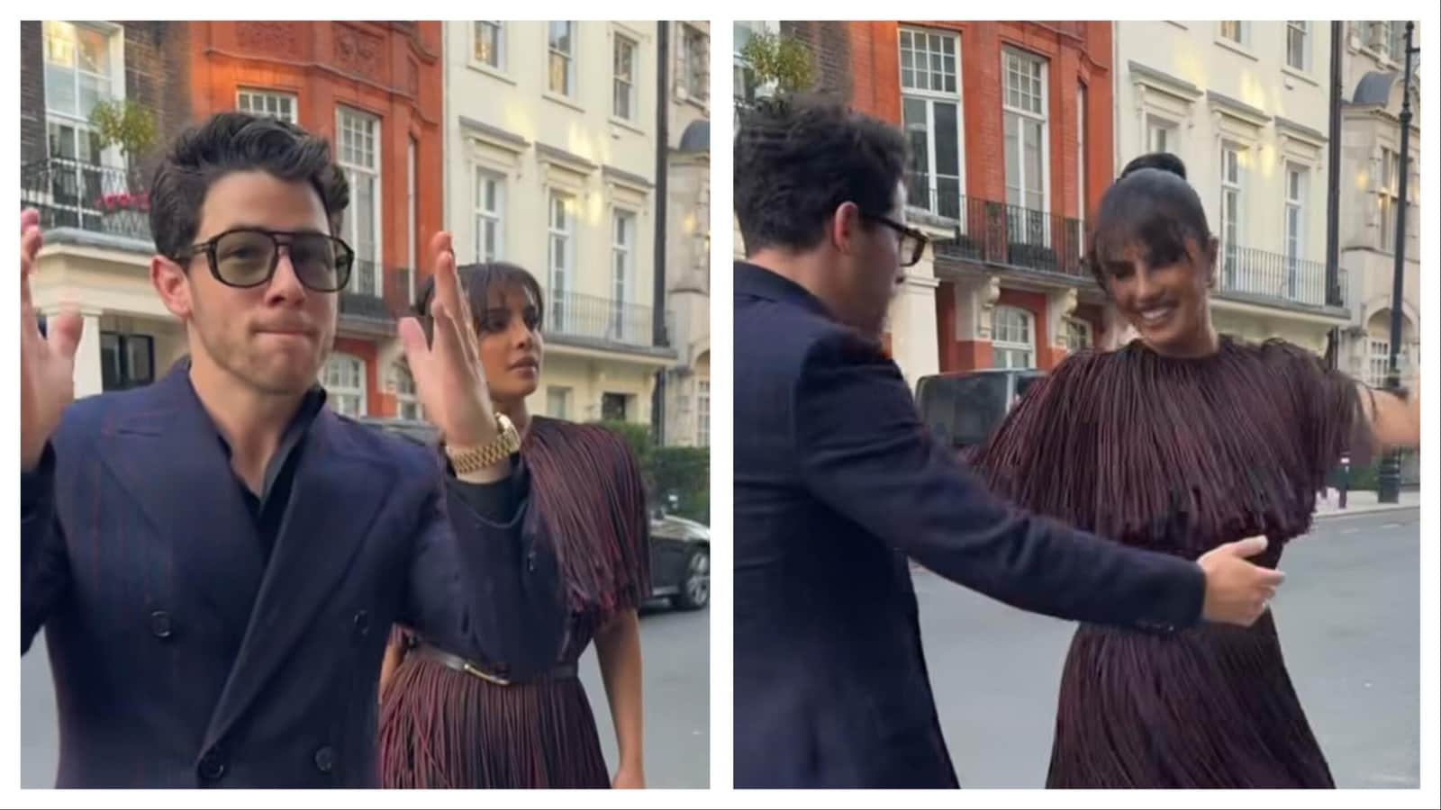 Priyanka Chopra grooves to Camila Cabello's Bam Bam on London streets; Nick Jonas cheers for her. Watch | Bollywood