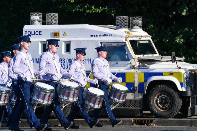 Heavy police presence as annual Somme parade makes its way through east Belfast