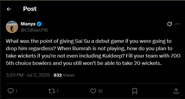 Sai Sudharsan