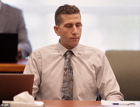 Brian Kohberger, charged in the murders of four University of Idaho students, appears at the Ada County Courthouse, Wednesday, July 2, 2025, in Boise, Idaho. (AP Photo/Kyle Green, Pool)