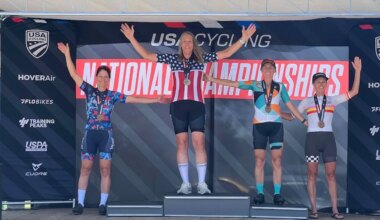 Female cyclists protest after trans athlete wins USA Cycling title