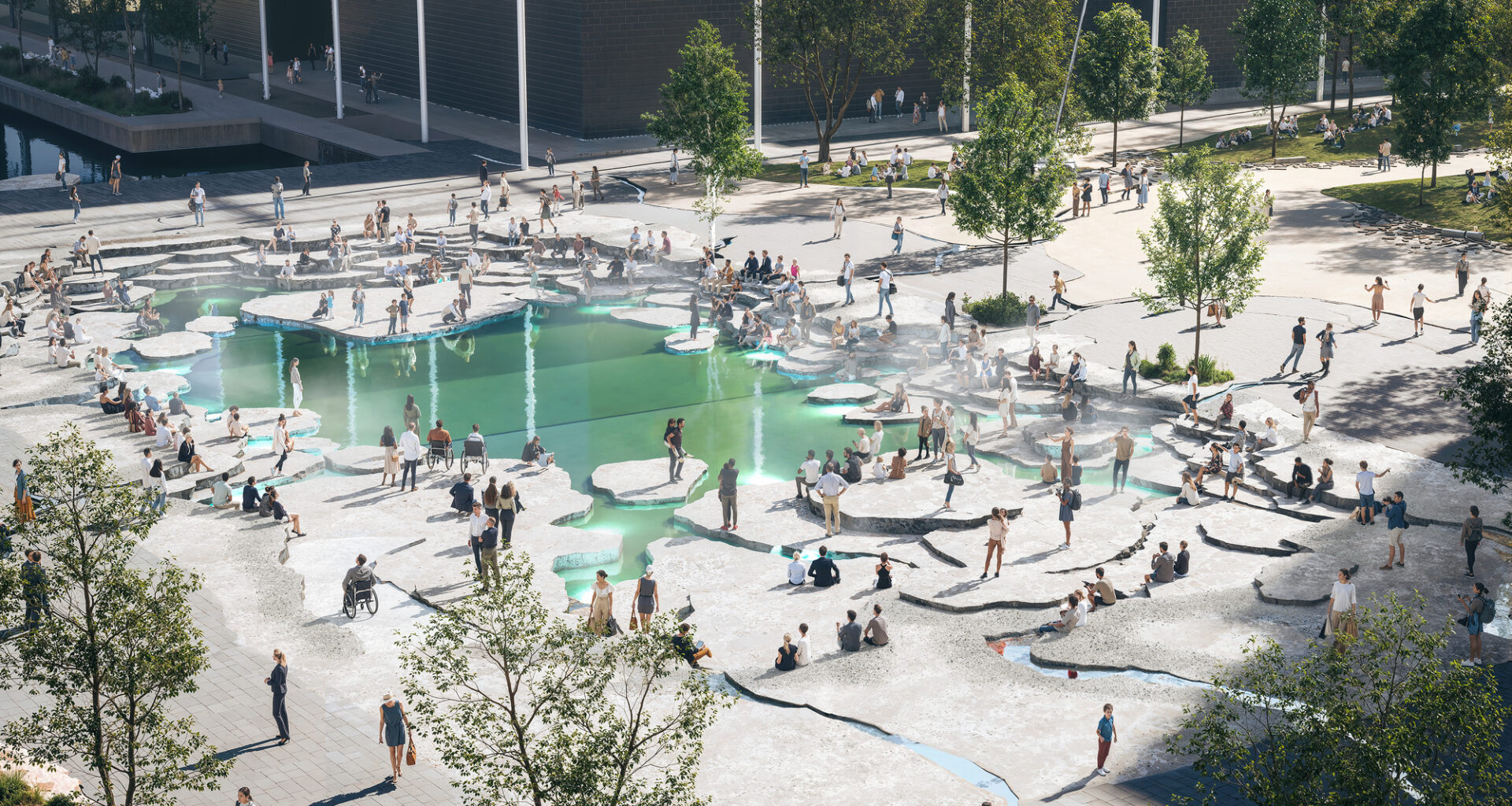 BIG Wins Competition to Transform Three Urban Plazas into an Interconnected 'City Stage' in Copenhagen, Denmark