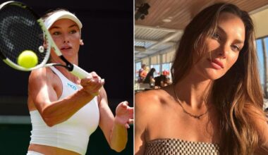 Wimbledon star who was a model reveals exact figure in her bank account before turning career around