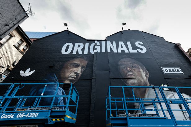 The mural was commissioned by Adidas and took four days to complete