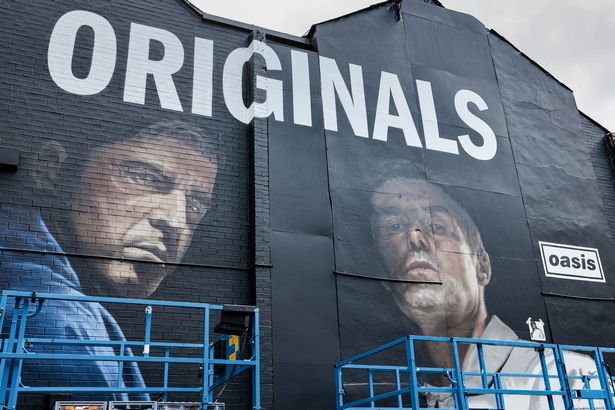 The mural is now on display in the Northern Quarter