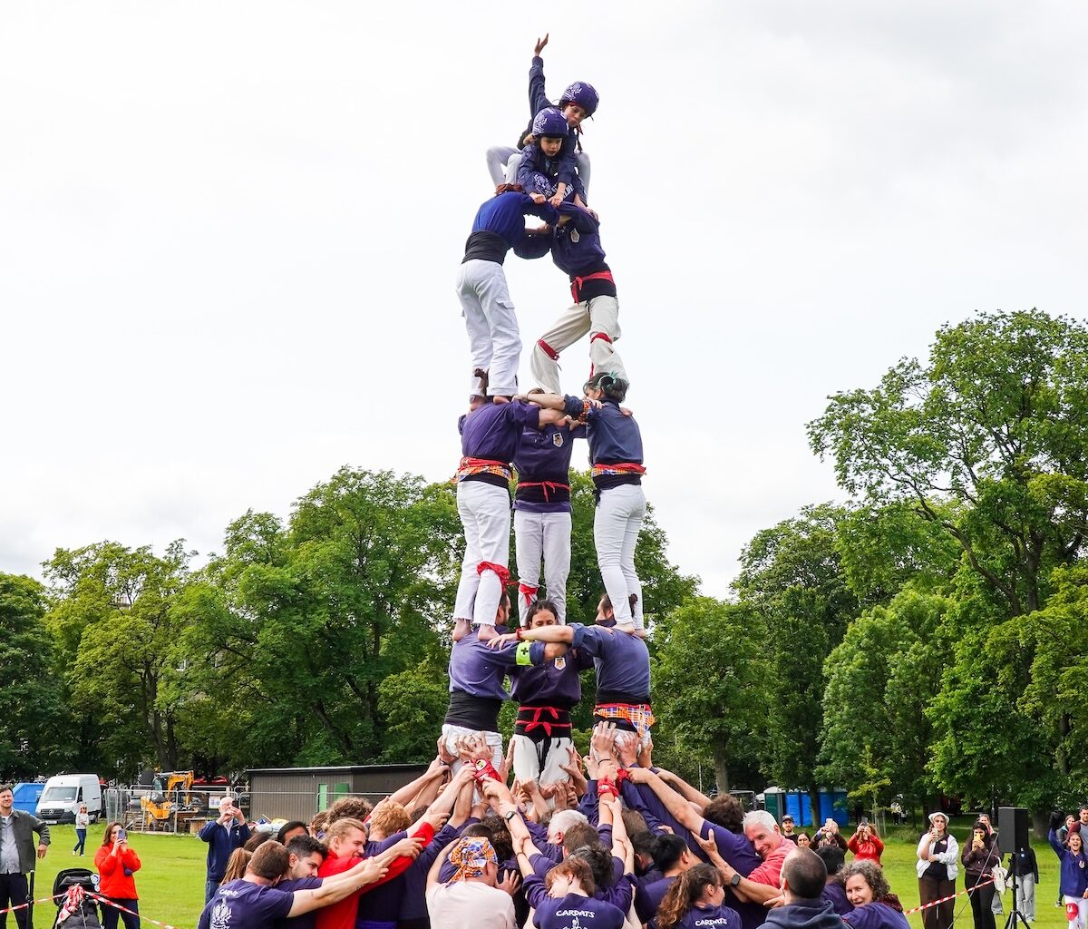 Watch out for human towers this weekend at The Mound