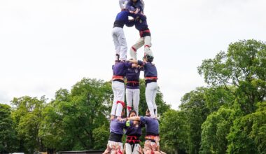 Watch out for human towers this weekend at The Mound