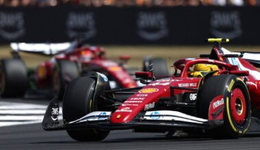 Hamilton says Ferrari "in the mix" after impressive practice pace at British GP