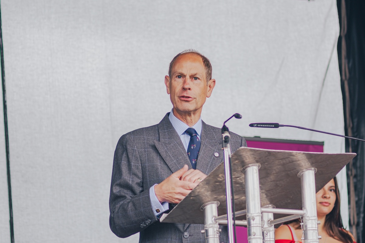 The Duke of Edinburgh Gold Award recipients welcomed to Holyrood Palace