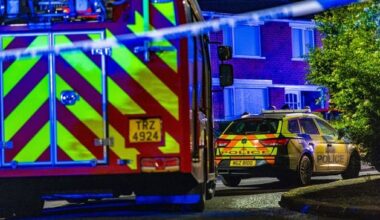 Erinvale Avenue: PSNI appeal after car driven into side of house and set ablaze