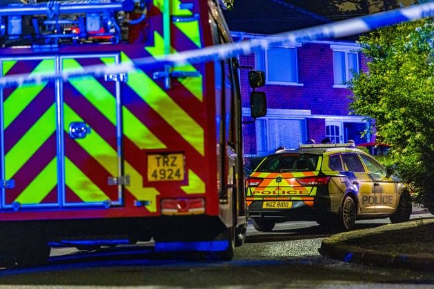 Erinvale Avenue: PSNI appeal after car driven into side of house and set ablaze