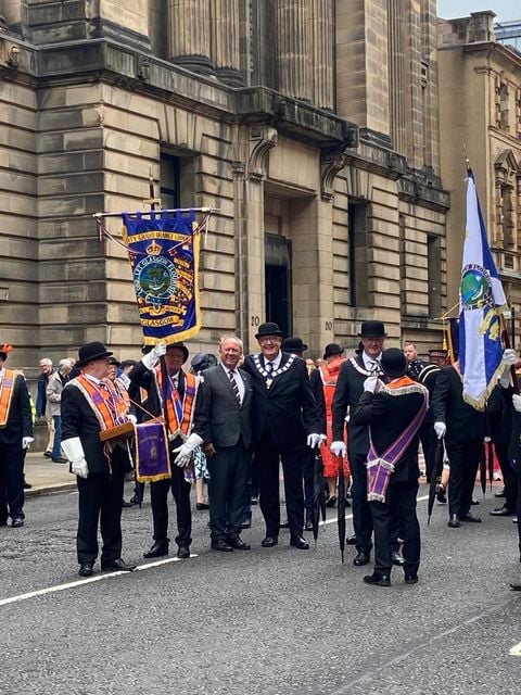 TUV leader Jim Allister in Glasgow