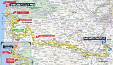 Tour de France 2025 stage 2 preview: Map and profile of 209km hilly route to Boulogne-sur-Mer