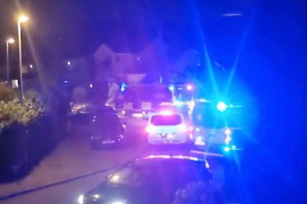 The police broke up the gathering