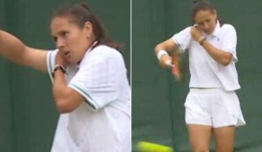 Wimbledon star loses game after nightmare ear incident