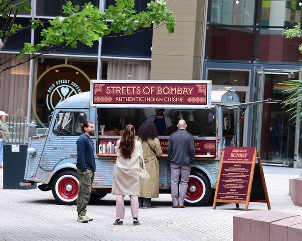 Filming on St Paul's Square