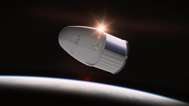 Artist's impression of The Exploration Company's Nyx capsule in orbit. Credit: The Exploration Company
