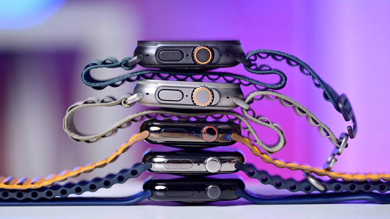 Apple Watch Colors Compared! Series 10 & Ultra 2! Jet Black Aluminum & Black Titanium!