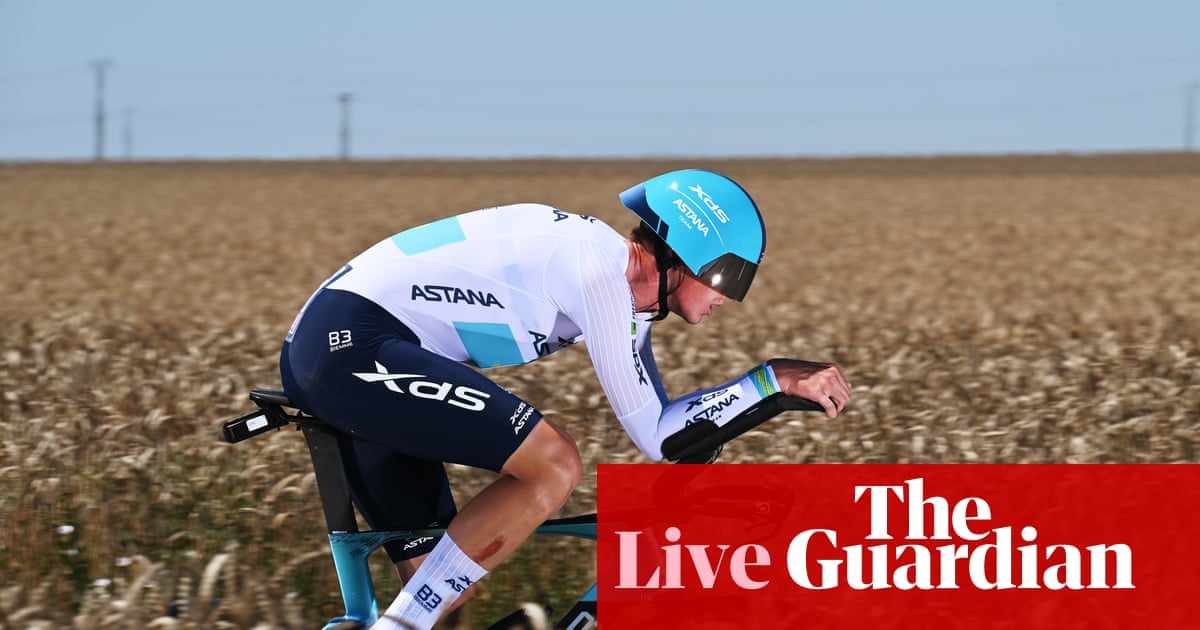 Tour de France 2025: stage five updates from the time trial from Caen – live | Tour de France 2025