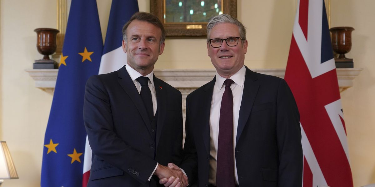 Emmanuel Macron opens door to UK's return to EU after Nigel Farage issues Keir Starmer warning over 'arrogant anti-Brexit President'