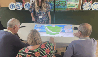 Projector brings games and joy to dementia patients