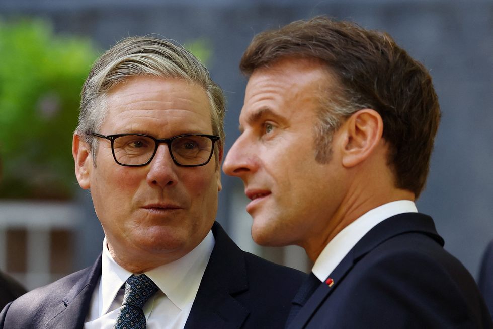 Keir Starmer and Emmanuel Macron
