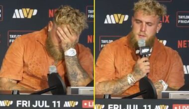'Stop talking' - Jake Paul shuts down ridiculous question at Katie Taylor vs Amanda Serrano press conference