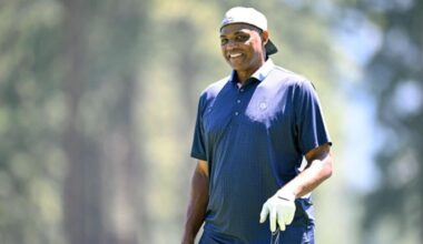 WATCH: Charles Barkley holes out for incredible eagle at American Century Championship