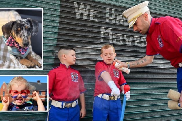 Watch: Birmingham man enjoys his first Twelfth as thousands parade in Belfast