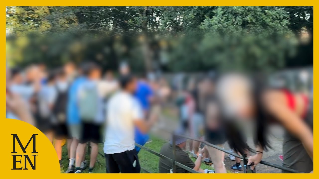 People attempt to get into Oasis Heaton Park show on second night