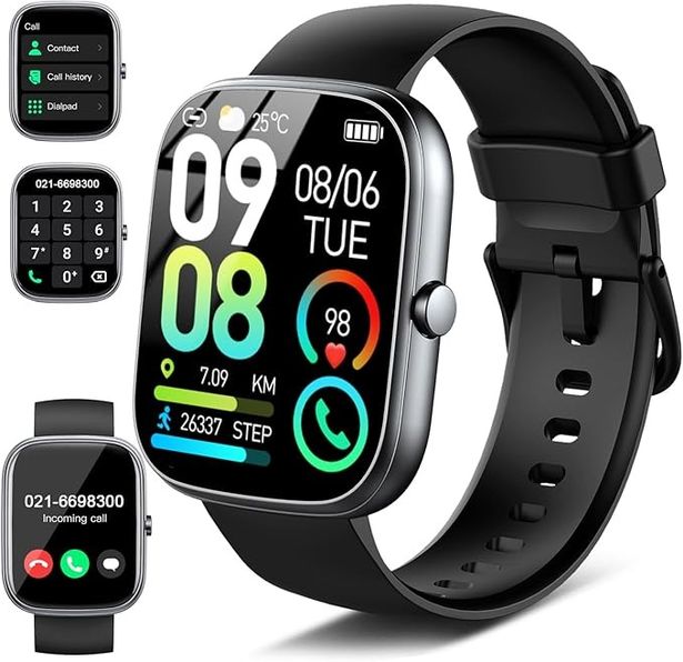 The smart watch can take calls.